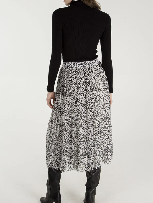 Animal Print Skirt