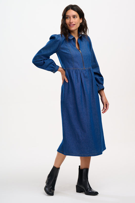 Kirsty Midi Smock Dress