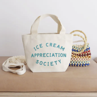 Ice Cream Appreciation Society - Little Canvas Bag