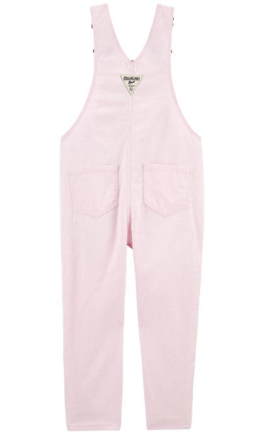 Twill Baby Pink Overalls