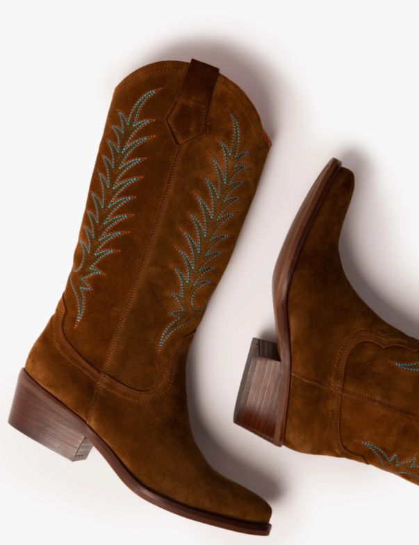Goldie Embroidered Cowboy Boot