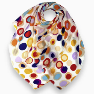 Retro Style Dot Scarf