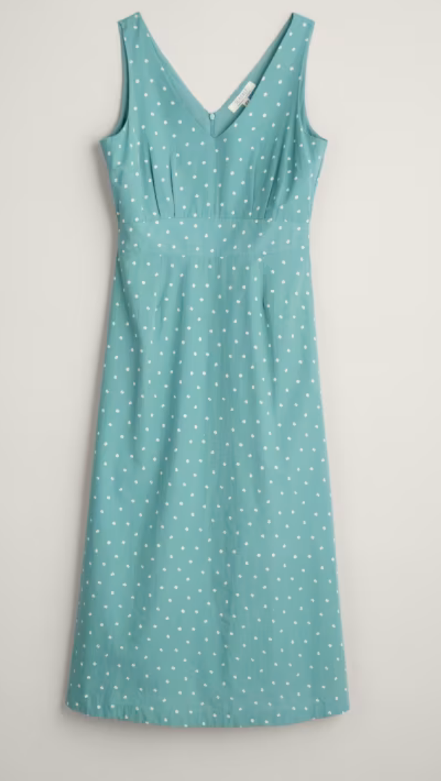 Sky Beyond Summer Sleeveless V-Neck Dress