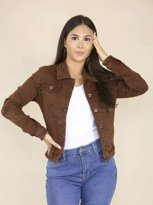 Brown Denim Jacket