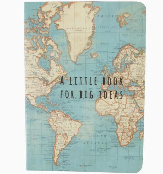 Vintage Map Big Ideas Pocket Notebook