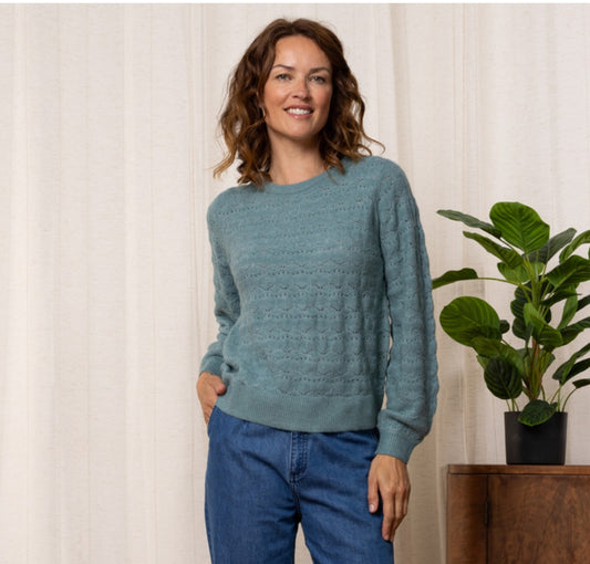 Virginia Pointelle Knit Jumper