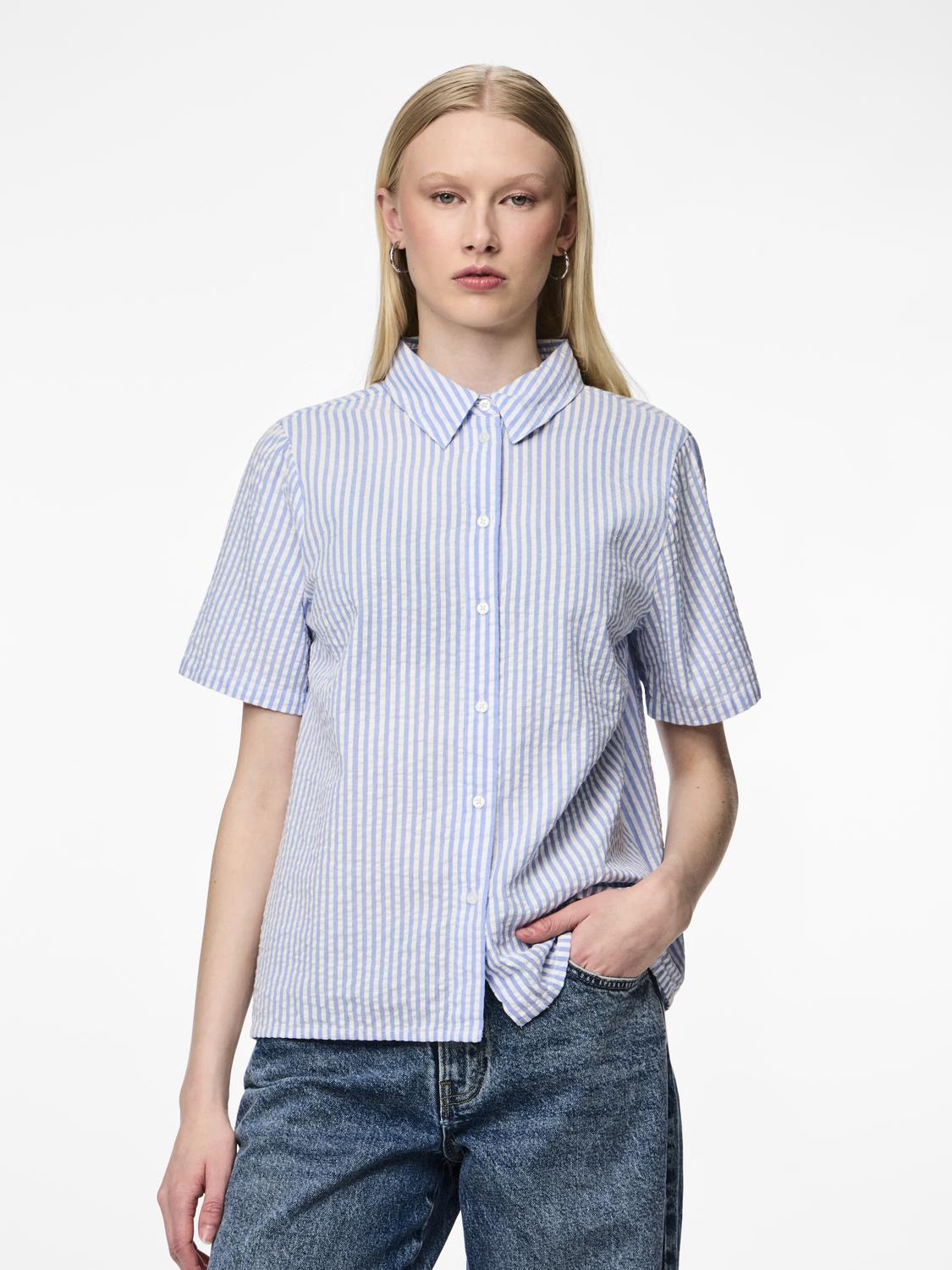 Short Sleeve Collared Shirt