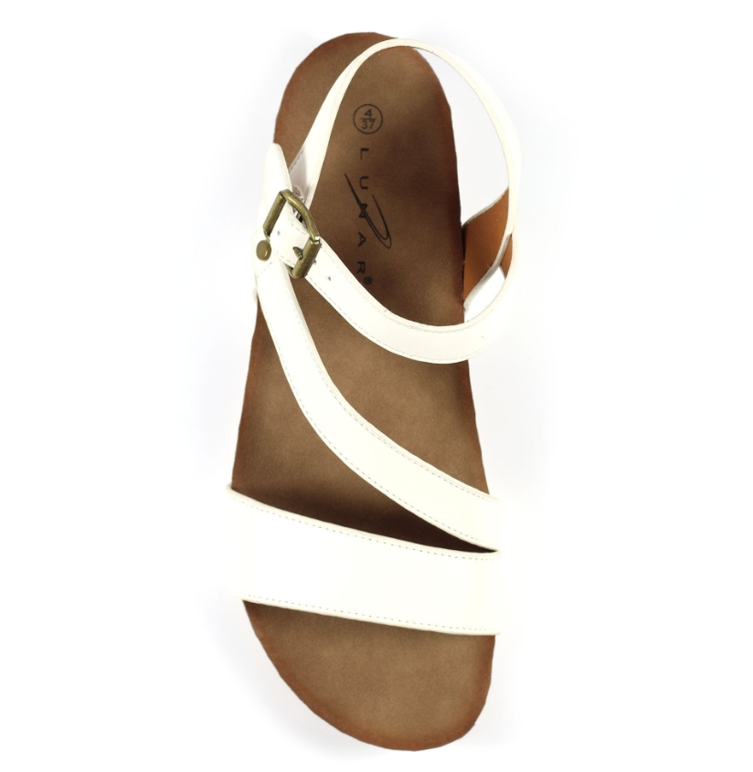 Cluster White Sandal