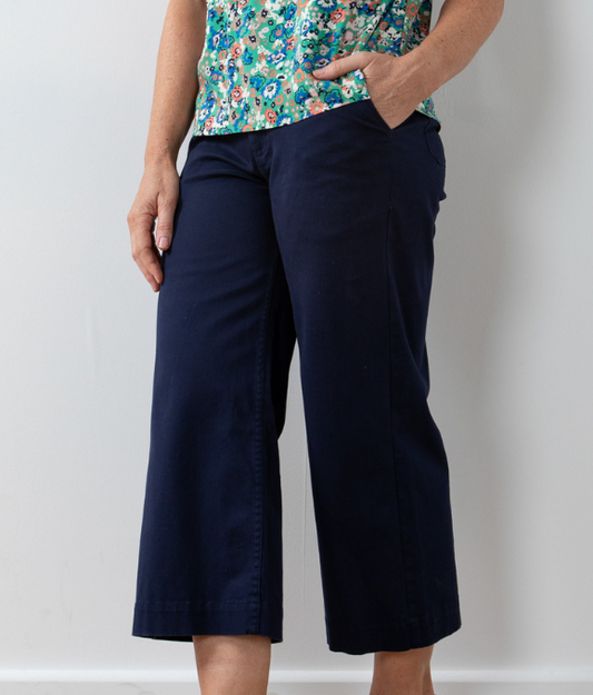 Isla Crop Twill Trouser