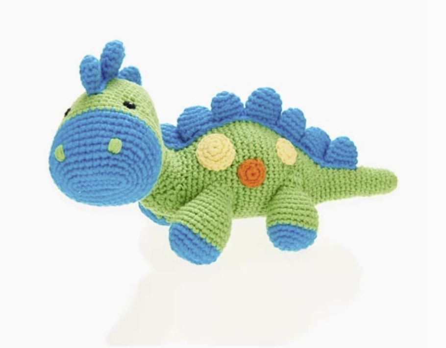 Dinosaur Rattle - Green