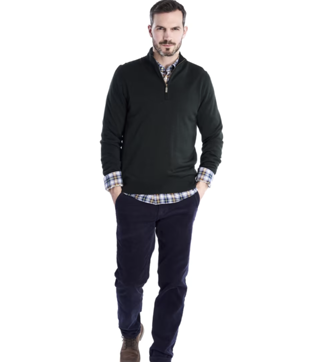 Gamlin Half Zip Knitted Jumper