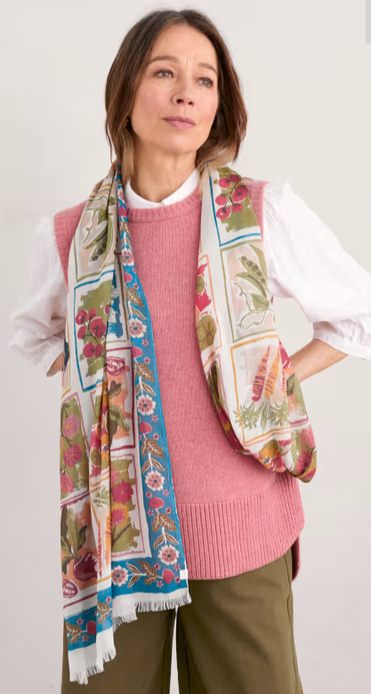 May Garland Printed Scarf