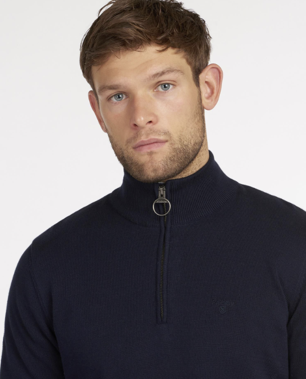 Men's Cotton Half Zip Sweater