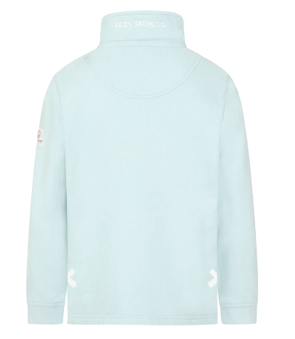 Children's Mint Super Soft 1/4 Zip Sweatshirt