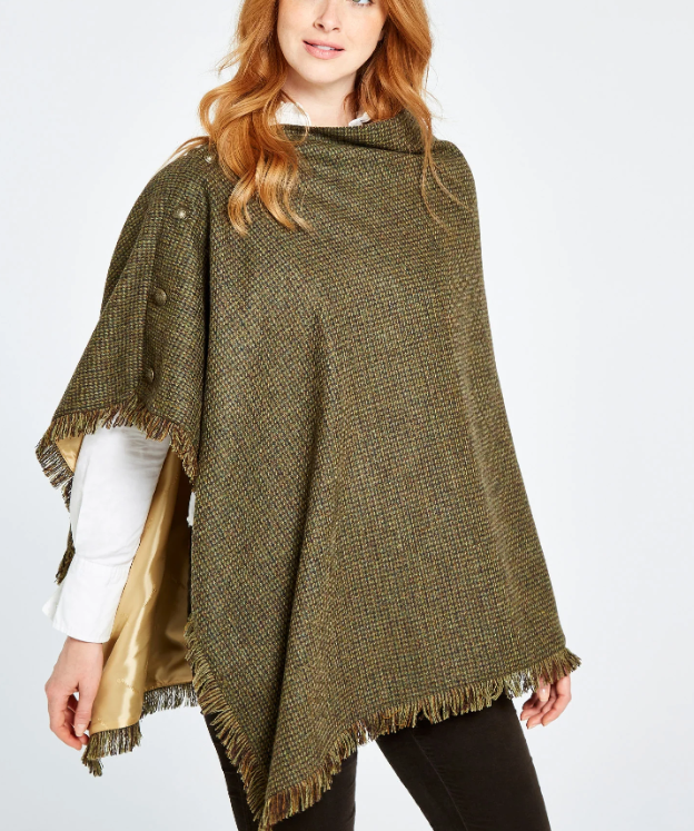 Hazelwood Tweed Poncho