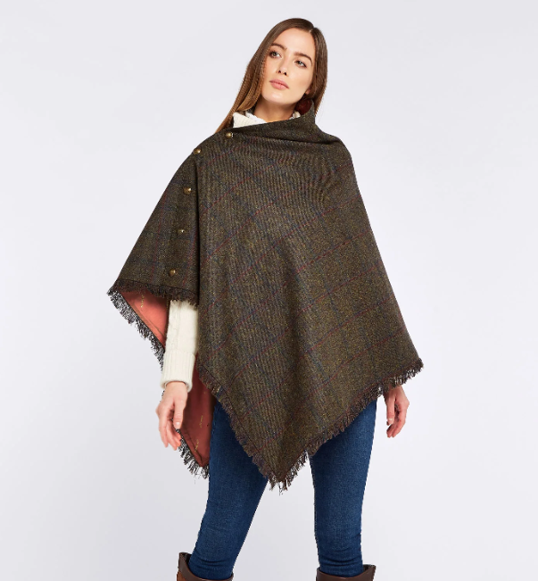 Hazelwood Tweed Poncho