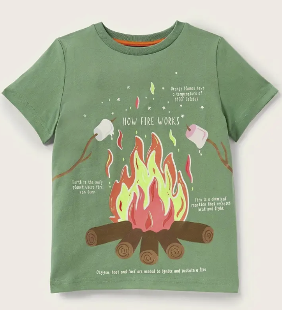 How Fire Works T-shirt - Glow in the Dark