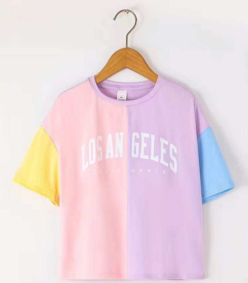 Los Angeles Colour Block T-shirt