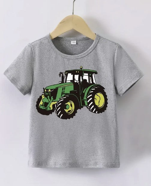 John Deere Style Tractor T-shirt - 2 Colours Available