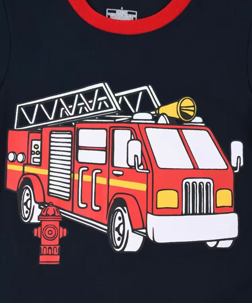 Fire Engine Pyjamas Set