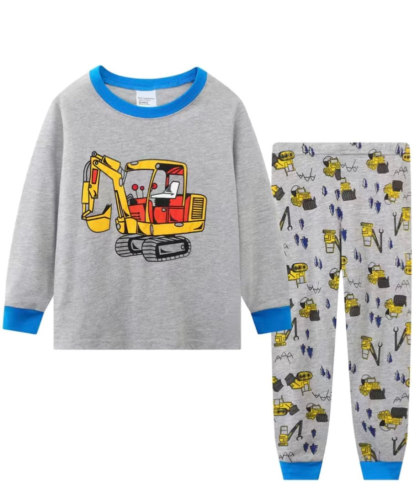 Excavator Pyjamas Set