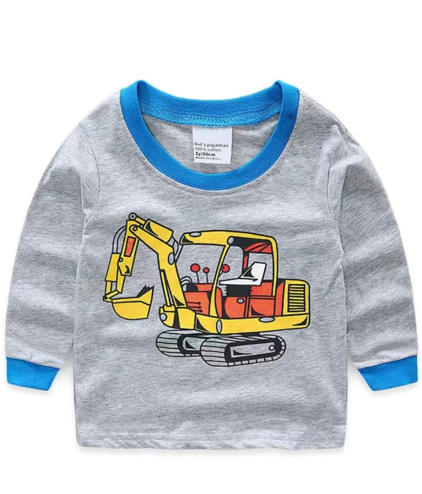 Excavator Pyjamas Set