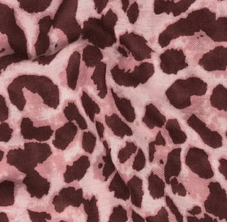 Classic Leopard Print Light Weight Scarf Pink
