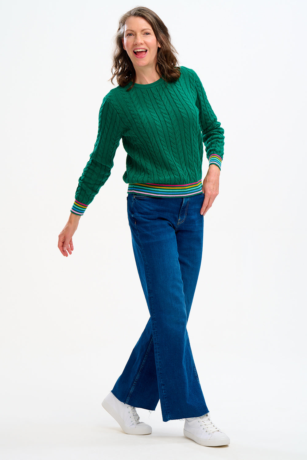 Barbara Cable Knit Sweater