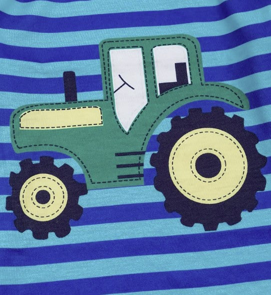 Tractor Motif Long Sleeved T-shirt
