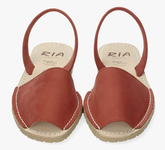 Terracotta Nubuck Slingback Sandals