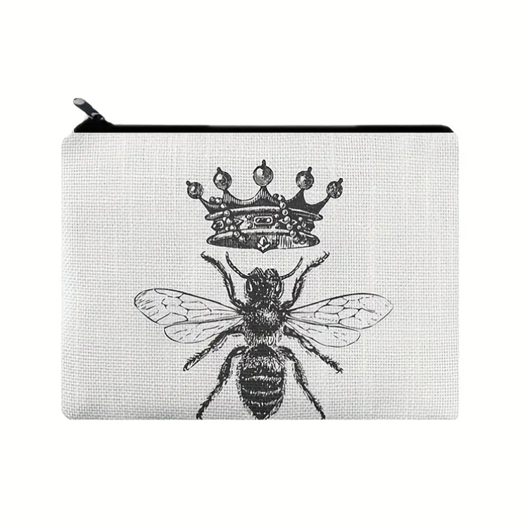 Queen Bee Make Up Bag