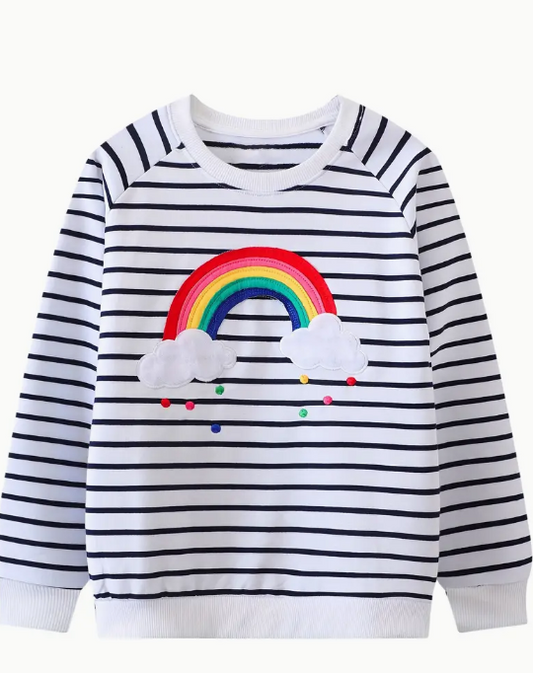 Striped Rainbow Sweater