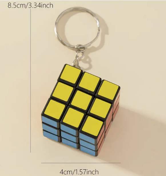 Rubik's Cube Keyring