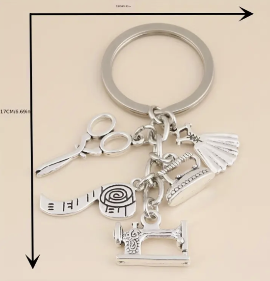 Sewing Machine Keyring