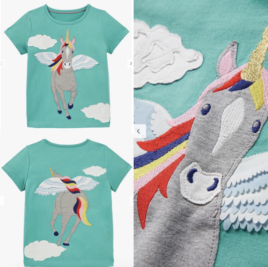 Mini Boden unicorn t-shirt