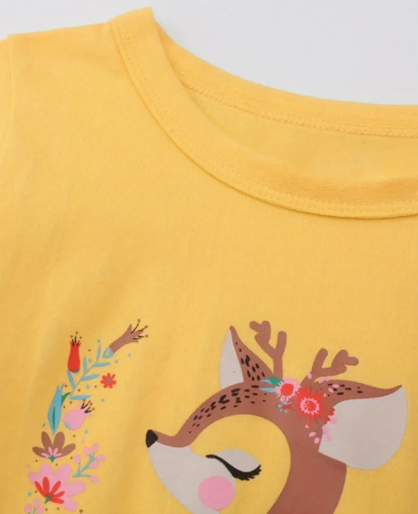 Deer Design Long Sleeved Top